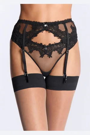 Boux Avenue Alyssa embroidered suspender belt - - 06