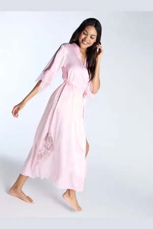 Boux Avenue Blythe satin long robe - - XS