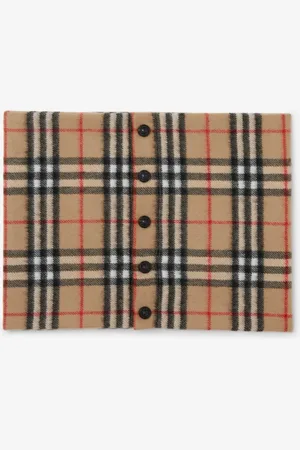 Burberry Childrens Vintage Check Cashmere Snood