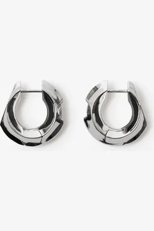 Burberry Small Hollow Hoop Earrings