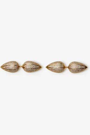 Burberry Spear Pavé Stud Earrings