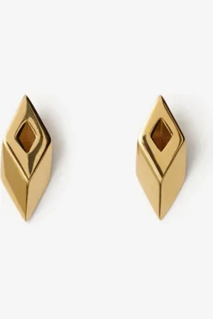 Burberry Hollow Stud Earrings