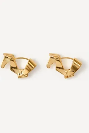 Burberry Horse Hoop Earrings