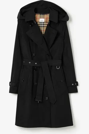 Burberry Midlength Taffeta Kensington Trench Coat