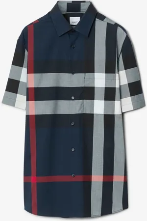 Burberry Slim Fit Check Cotton Shirt