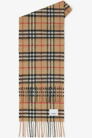 Burberry Childrens Check Cashmere Scarf
