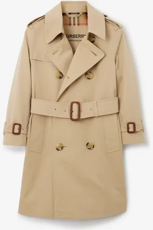 Burberry Childrens Gabardine Trench Coat