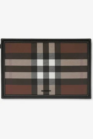 Burberry Check Zip Pouch