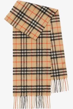 Burberry Childrens Check Cashmere Scarf