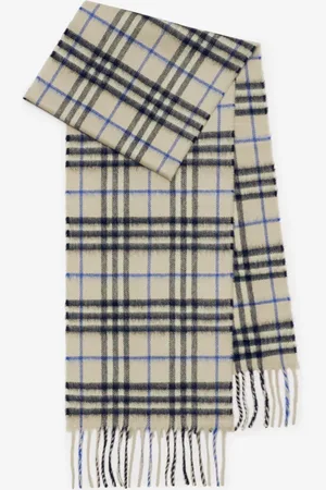 Burberry Childrens Check Cashmere Scarf