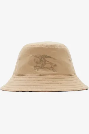Burberry Childrens Reversible Cotton Bucket Hat