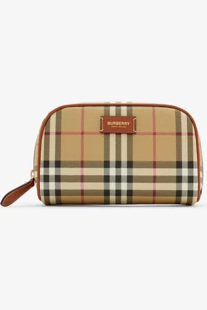 Burberry Small Check Travel Pouch