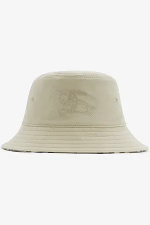 Burberry Childrens Reversible Cotton Bucket Hat