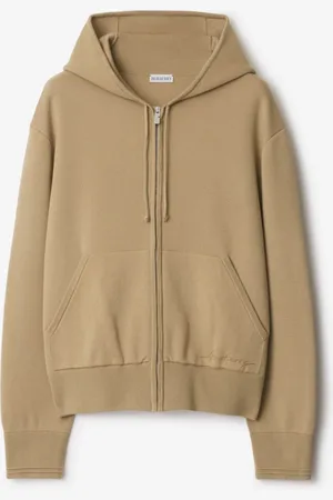 Burberry Wool Blend Zip Hoodie