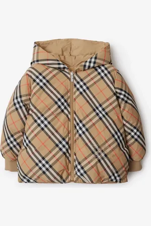 Burberry Childrens Reversible Check Nylon Puffer Jacket