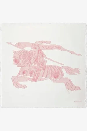 Burberry EKD Silk Blend Scarf