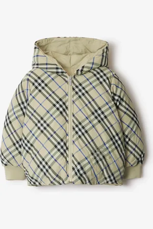 Burberry Childrens Reversible Check Nylon Puffer Jacket