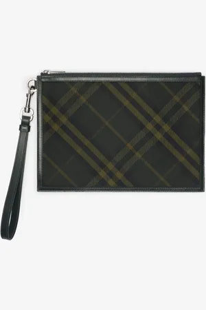 Burberry Check Zip Pouch