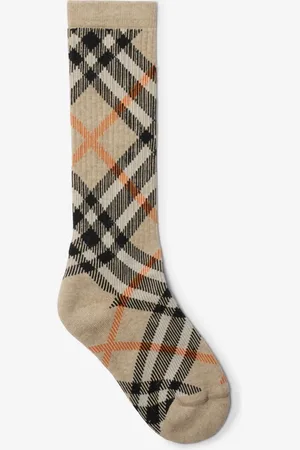 Burberry Check Cotton Blend Socks