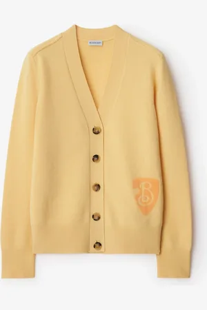 Burberry B Shield Wool Blend Cardigan