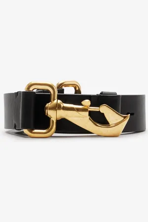 Burberry Leather Equestrian Belt