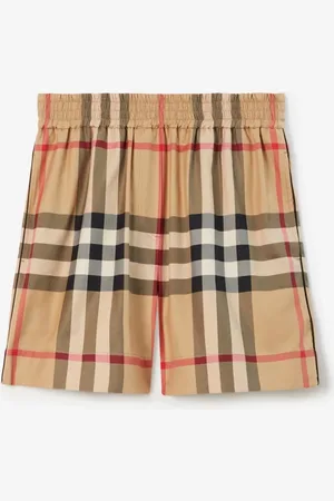 Burberry Check Cotton Shorts