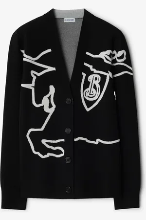 Burberry EKD Cotton Blend Cardigan