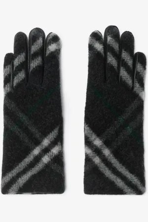 Burberry Check Wool Gloves