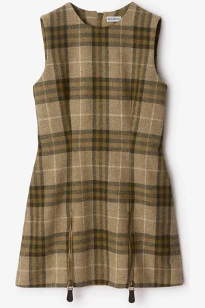 Burberry Check Wool Dress