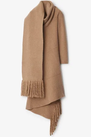 Burberry Wool Blend Scarf Dress