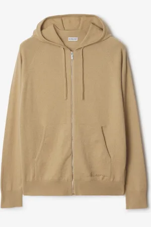 Burberry Cashmere Blend Zip Hoodie