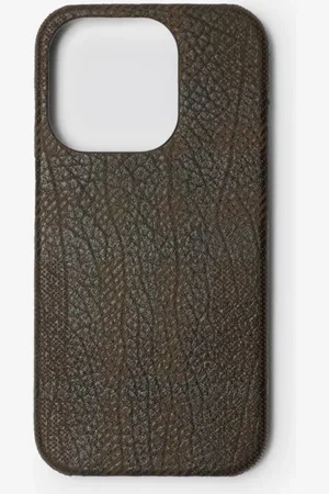 Burberry Check Leather iPhone 15 Pro Case