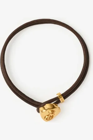 Burberry Leather B Shield Bracelet