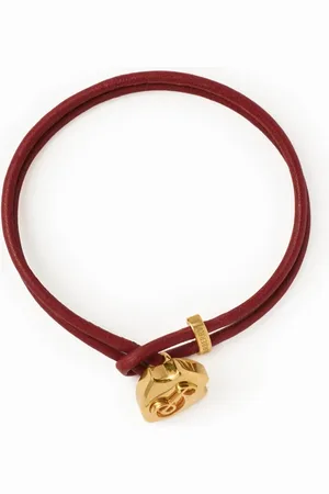 Burberry Leather B Shield Bracelet