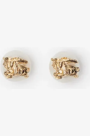 Burberry EKD Sphere Pearl Stud Earrings