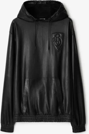 Burberry B Shield Leather Hoodie