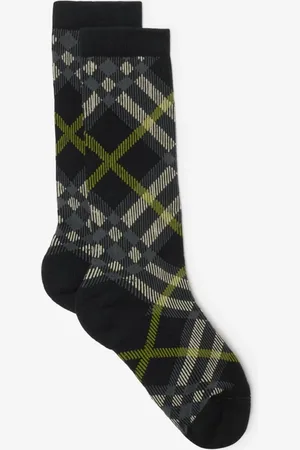 Burberry Check Cotton Blend Socks