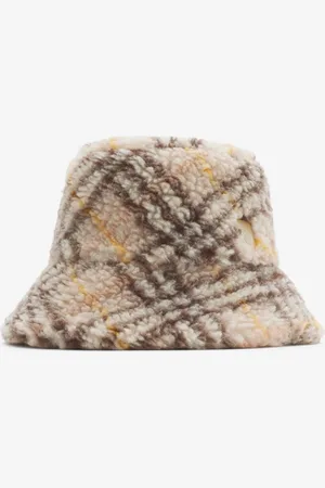 Burberry Check Fleece Bucket Hat