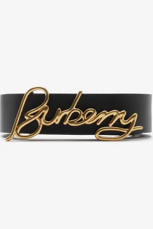 Burberry Reversible Leather Signature Belt