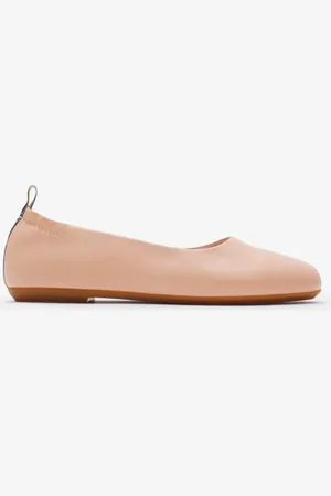 Burberry Childrens Leather Ballerinas