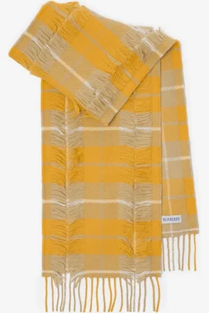 Burberry Childrens Check Wool Scarf
