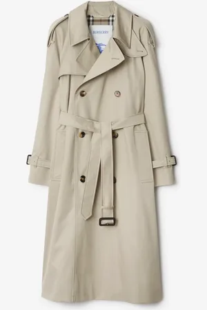 Burberry Long Castleford Trench Coat, Grey