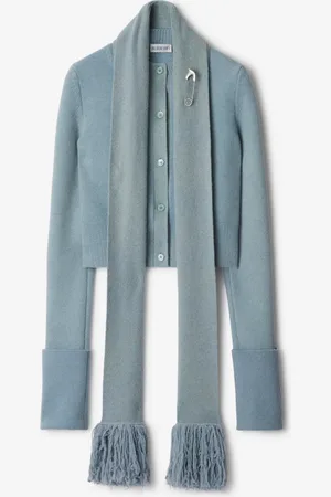 Burberry Scarf Wool Cashmere Cardigan
