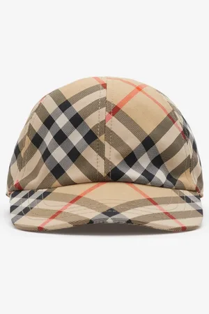 Burberry Childrens Check Baseball Cap