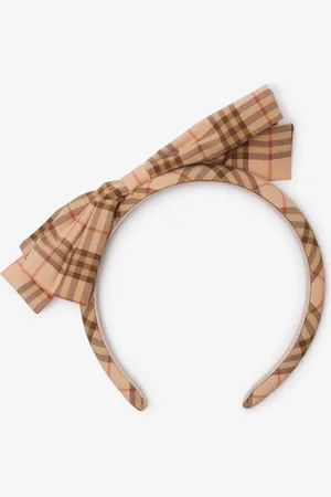 Burberry Childrens Check Cotton Headband