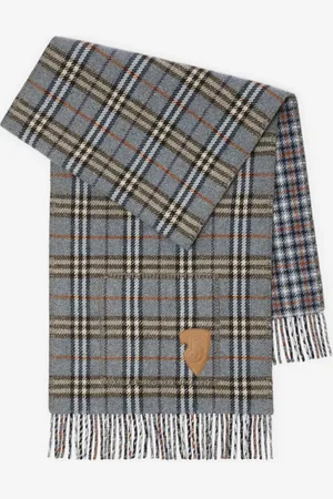 Burberry Reversible Check Cashmere Wool Scarf