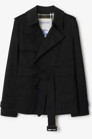 Burberry Cotton Blend Trench Jacket