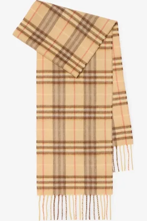 Burberry Childrens Check Cashmere Scarf
