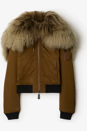 Burberry Nylon Blend Bomber Jacket