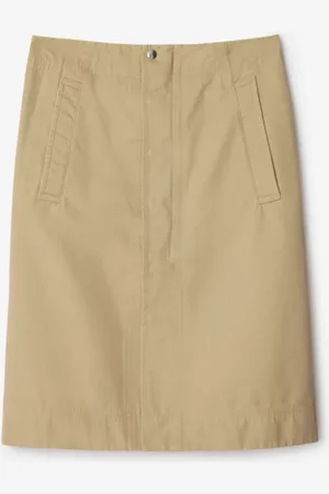 Burberry Cotton Midi Skirt